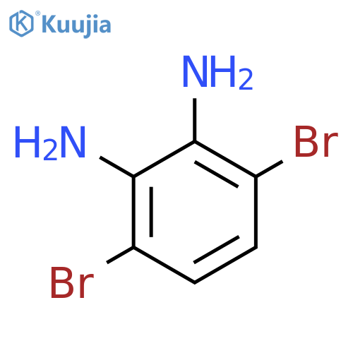 3,6-Dibromobenzene-1,2-diamine structure