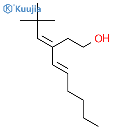 4-Nonen-1-ol, 3-(2,2-dimethylpropylidene)-, (3E)- structure