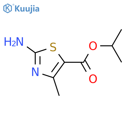 propan-2-yl 2-amino-4-methyl-1,3-thiazole-5-carboxylate structure