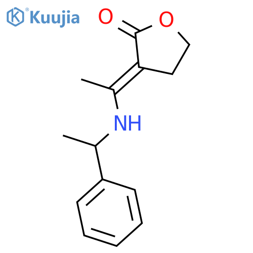 2(3H)-FURANONE, DIHYDRO-3-[1-[(1-PHENYLETHYL)AMINO]ETHYLIDENE]- structure