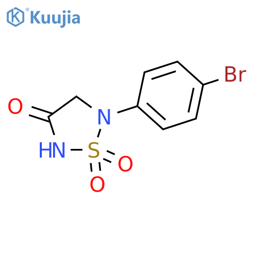 1,1-Dioxide-5-(4-bromophenyl)-1,2,5-thiadiazolidin-3-one structure