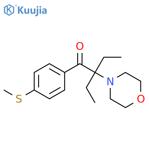 1-BUTANONE, 2-ETHYL-1-[4-(METHYLTHIO)PHENYL]-2-(4-MORPHOLINYL)- structure