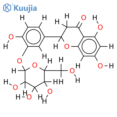 3'-O-beta-D-Glucopyranoside-Eriodictyol structure