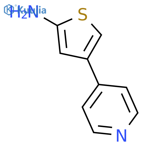 2-Thiophenamine, 4-(4-pyridinyl)- structure