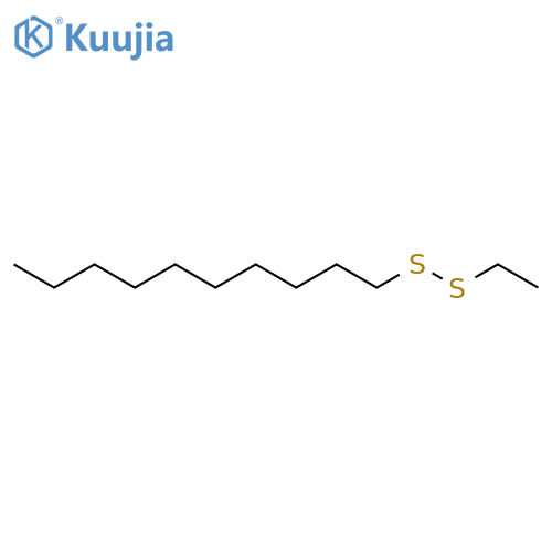 Disulfide, decyl ethyl structure