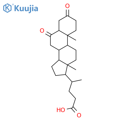 Cholan-24-oicacid, 3,6-dioxo-, (5a)- (9CI) structure