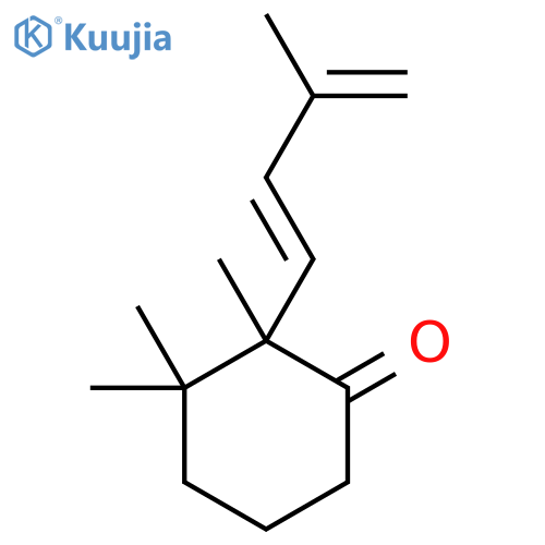 2,3,3-Trimethyl-2-(3-methyl-buta-1,3-dienyl)-cyclohexanone structure