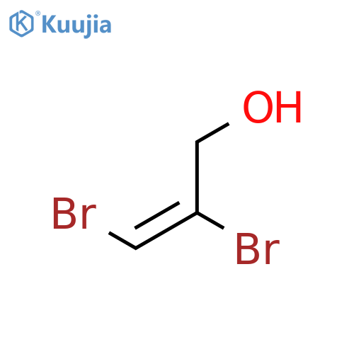 2-Propen-1-ol, 2,3-dibromo-, (2E)- structure