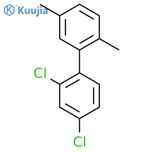 2,4-Dichloro-1-(2,5-dimethylphenyl)benzene structure