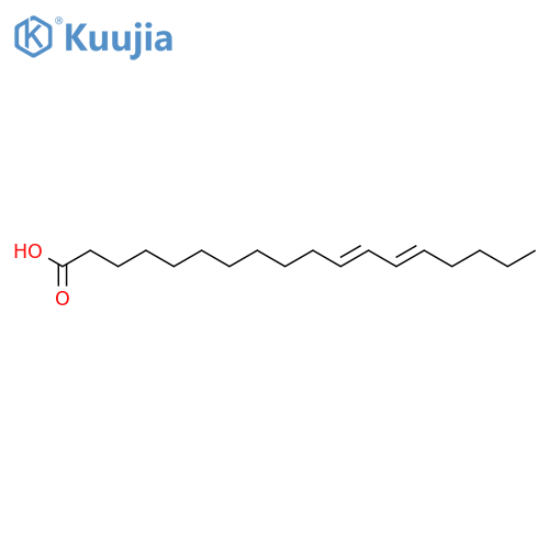 11,13-Octadecadienoic acid, (11E,13E)- structure