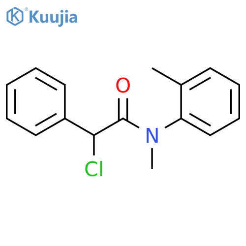 2-CHLORO-N-METHYL-2-PHENYL-O-ACETOTOLUIDIDE structure