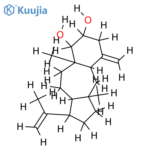 (-)-3alpha,4beta-dihydroxyclavulara-1(15),17-diene structure