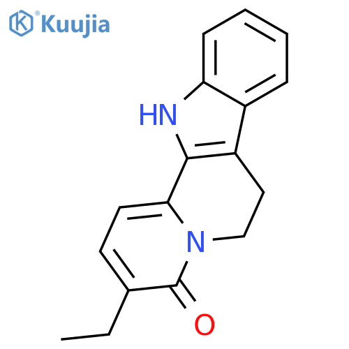 Indolo[2,3-a]quinolizin-4(6H)-one, 3-ethyl-7,12-dihydro- structure