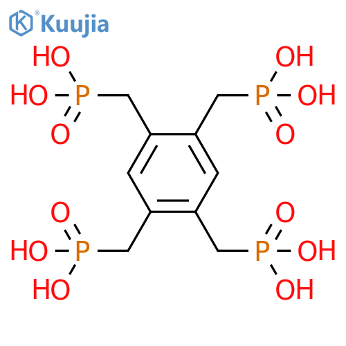 Phosphonic acid,?P,?P',?P'',?P'''-?[1,?2,?4,?5-?benzenetetrayltetrak?is(methylene)?]?tetrakis- structure