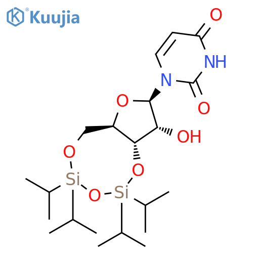 3',5'-O-(1,1,3,3-Tetraisopropyl-1,3-disiloxanediyl)uridine structure