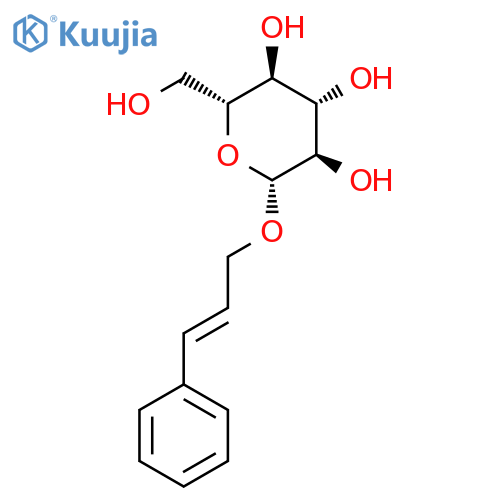 3-Phenyl-2-propenylbeta-D-glucopyranoside structure