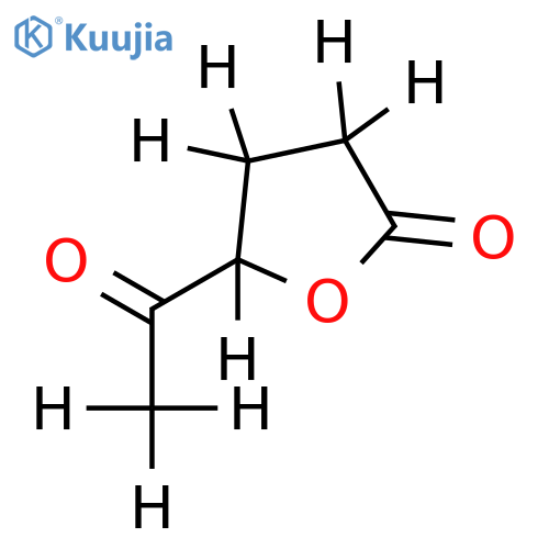 (S)-5-Acetyltetrahydro-2(3H)-furanone structure