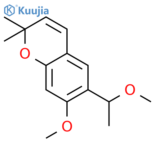 2,2-dimethyl-6-(1-methoxyethyl)-7-methoxychromene structure