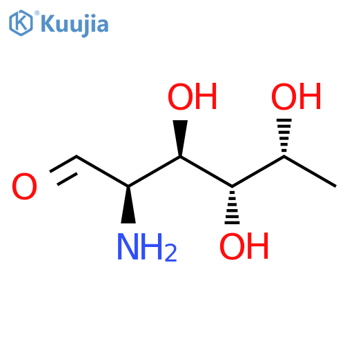 D-Galactose,2-amino-2,6-dideoxy- structure