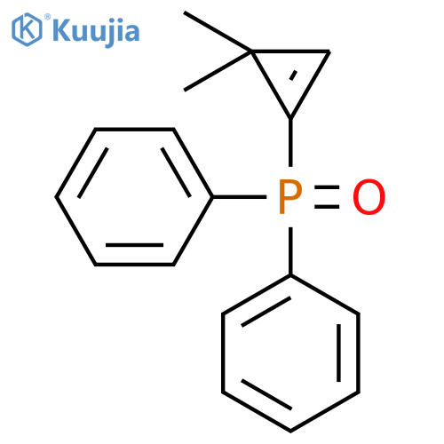 Phosphine oxide, (3,3-dimethyl-1-cyclopropen-1-yl)diphenyl- structure