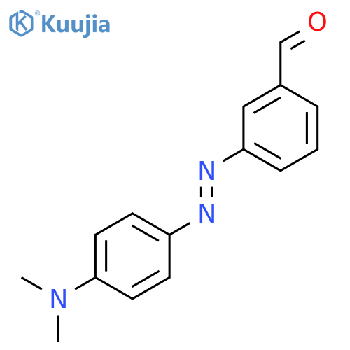 3-{(E)-[4-(dimethylamino)phenyl]diazenyl}benzaldehyde structure