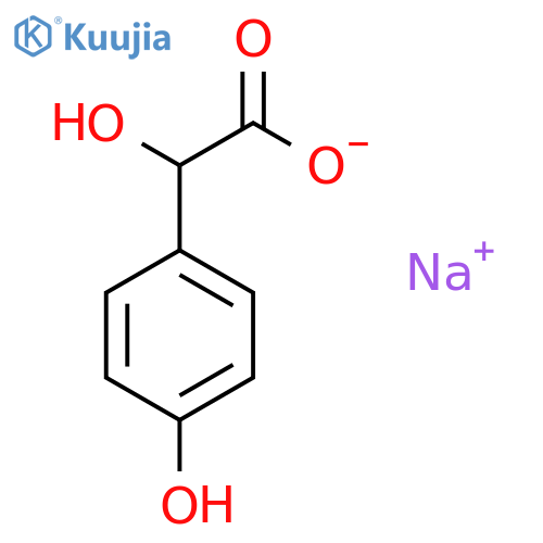 Sodium 2-hydroxy-2-(4-hydroxyphenyl)acetate structure