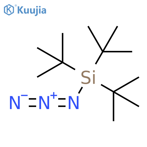 Silane, azidotris(1,1-dimethylethyl)- structure