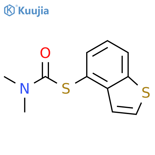 CARBAMOTHIOIC ACID, DIMETHYL-, S-BENZO[B]THIOPHENE-4-YL ESTER structure