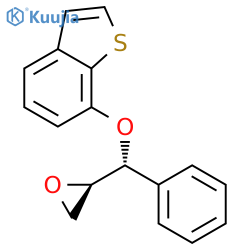 BENZO[B]THIOPHENE, 7-[(R)-(2R)-OXIRANYLPHENYLMETHOXY]- structure