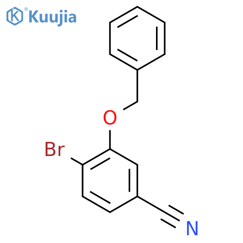 3-(Benzyloxy)-4-bromobenzonitrile structure