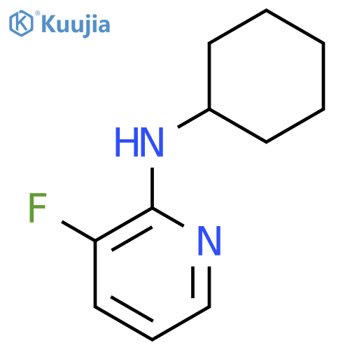 2-PYRIDINAMINE, N-CYCLOHEXYL-3-FLUORO- structure