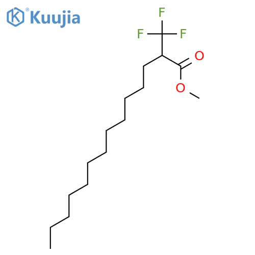 TETRADECANOIC ACID, 2-(TRIFLUOROMETHYL)-, METHYL ESTER structure