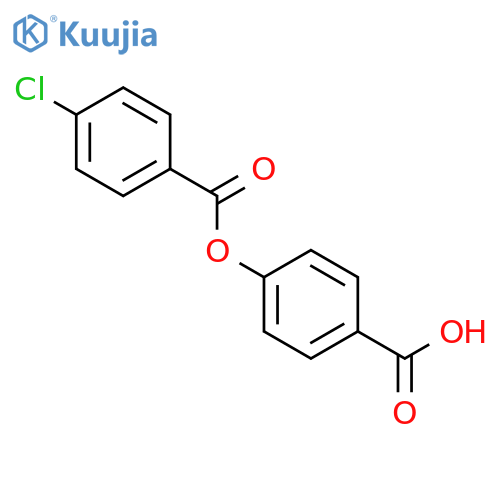 BENZOIC ACID, 4-CHLORO-, 4-CARBOXYPHENYL ESTER structure