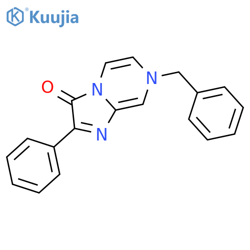 Imidazo[1,2-a]pyrazin-3(7H)-one, 2-phenyl-7-(phenylmethyl)- structure