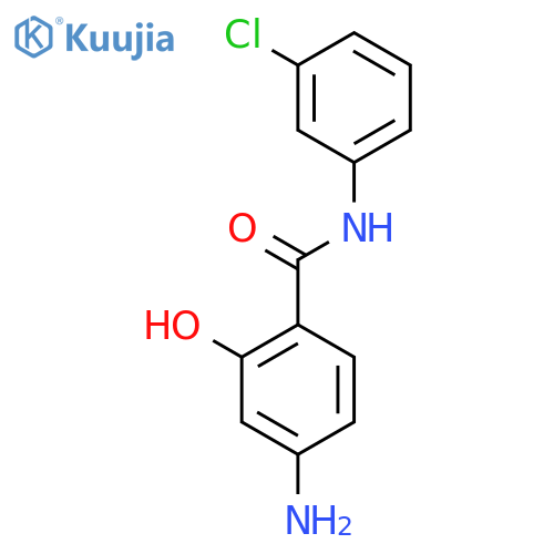 BENZAMIDE, 4-AMINO-N-(3-CHLOROPHENYL)-2-HYDROXY- structure