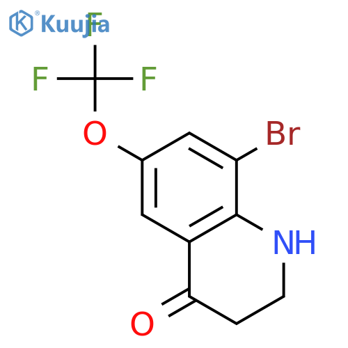 4(1H)-Quinolinone, 8-bromo-2,3-dihydro-6-(trifluoromethoxy)- structure