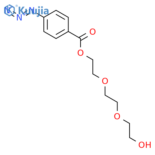 BENZOIC ACID, 4-AZIDO-, 2-[2-(2-HYDROXYETHOXY)ETHOXY]ETHYL ESTER structure