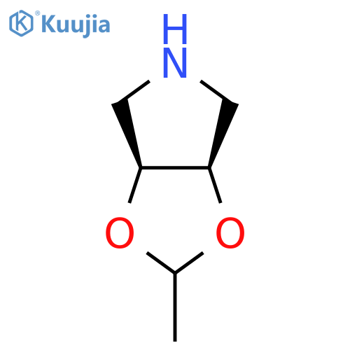 4H-1,3-Dioxolo[4,5-c]pyrrole, tetrahydro-2-methyl-, (3aR,6aS)-rel- structure