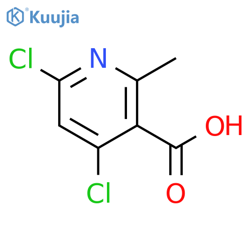 4,6-Dichloro-2-methylnicotinic acid structure