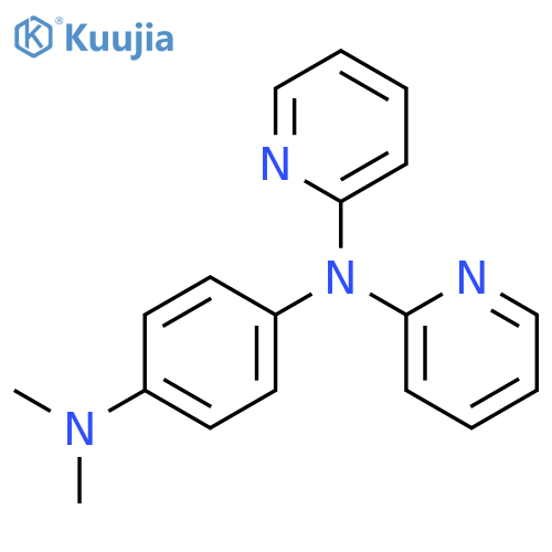 1,4-BENZENEDIAMINE, N,N-DIMETHYL-N',N'-DI-2-PYRIDINYL- structure