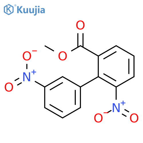 [1,1'-BIPHENYL]-2-CARBOXYLIC ACID, 3',6-DINITRO-, METHYL ESTER structure