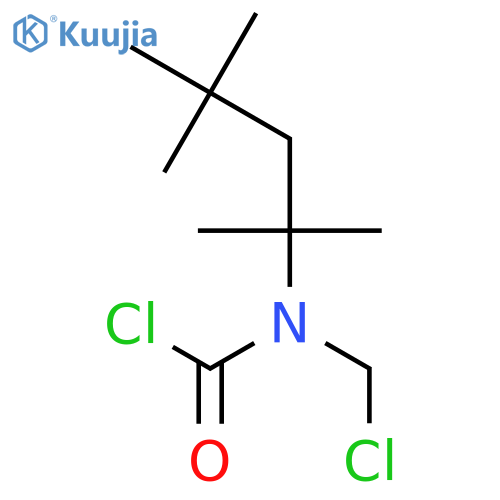 Carbamic chloride, (chloromethyl)(1,1,3,3-tetramethylbutyl)- structure