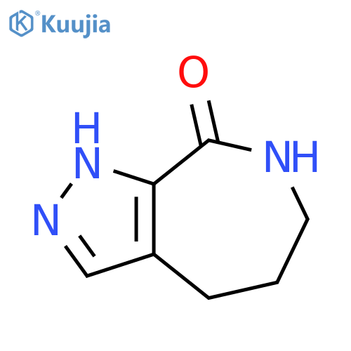 1H,4H,5H,6H,7H,8H-pyrazolo[3,4-c]azepin-8-one structure