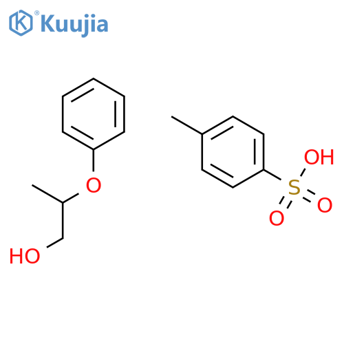 1-Propanol, 2-phenoxy-, 4-methylbenzenesulfonate structure