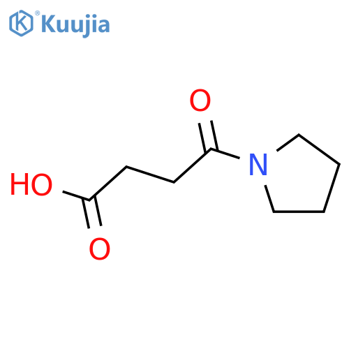 4-oxo-4-(pyrrolidin-1-yl)butanoic acid structure