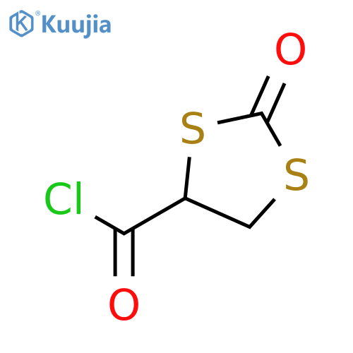 1,3-Dithiolane-4-carbonyl chloride, 2-oxo- (9CI) structure