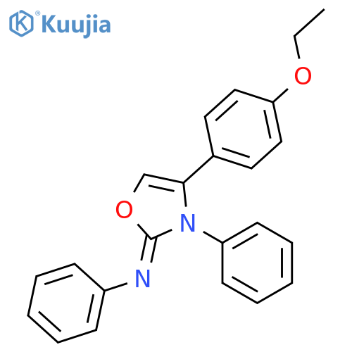 Benzenamine, N-[4-(4-ethoxyphenyl)-3-phenyl-2(3H)-oxazolylidene]- structure