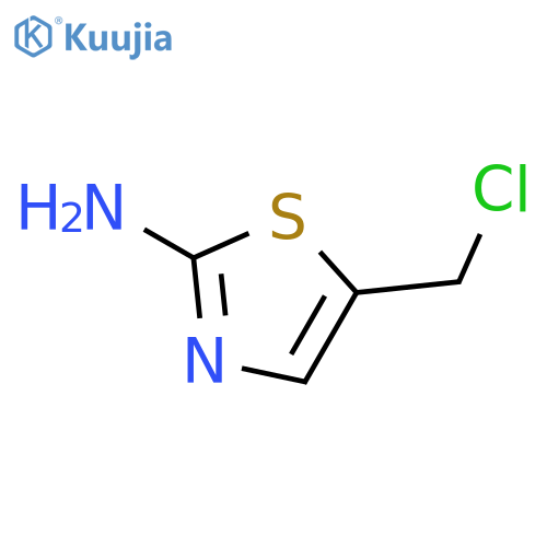 5-(chloromethyl)-2-Thiazolamine structure