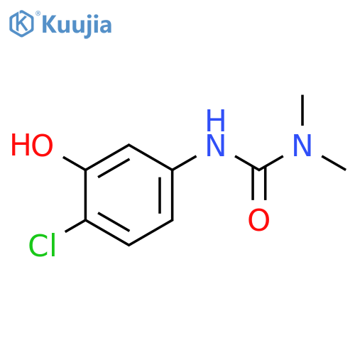 Urea, N'-(4-chloro-3-hydroxyphenyl)-N,N-dimethyl- structure