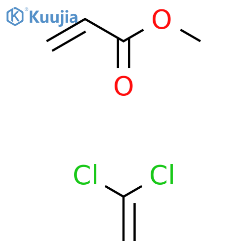 2-Propenoic acid, methyl ester, polymer with 1,1-dichloroethene structure